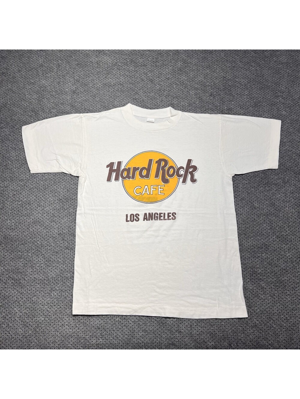 Vintage 1990S Hard Rock Cafe Los Angeles T-Shirt Large Rare Men’s White Promo